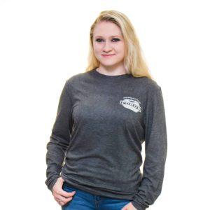 Ford's Fish Shack Long-Sleeve T-Shirt in Rich Gray