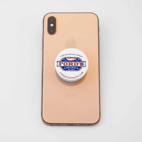 Ford's Fish Shack PopSocket on Phone